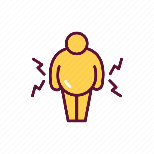 Cushings, disease, person, obesity icon - Download on Iconfinder