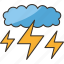 lightning, bolt, flash, storm, weather 