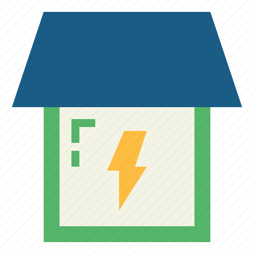 Energy, homes, house, power icon - Download on Iconfinder