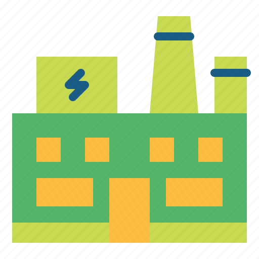 Buildings, industry, manufacture, plant, power icon - Download on Iconfinder