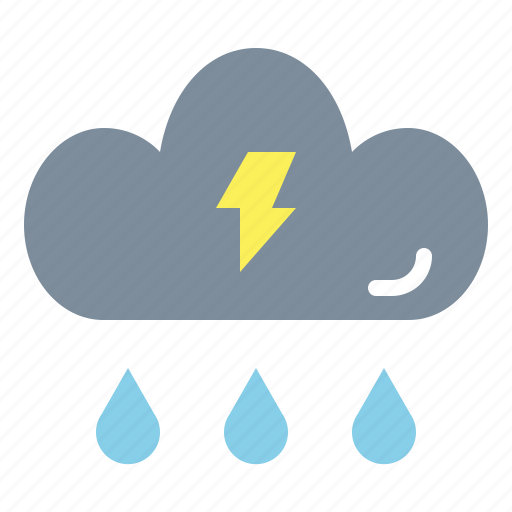 Meteorology, rainy, storm, weather icon - Download on Iconfinder
