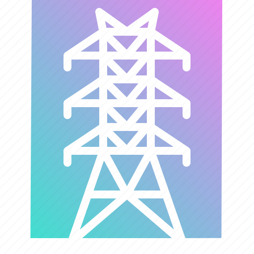 Electric, electrical, energy, pole, wire icon - Download on Iconfinder
