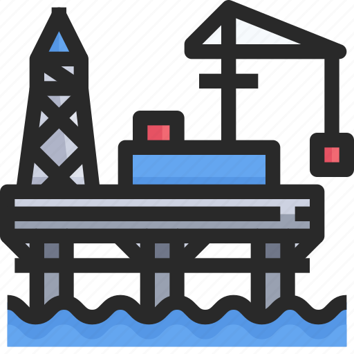 Industry, oil, power, rig icon - Download on Iconfinder