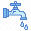drop, faucet, sink, water