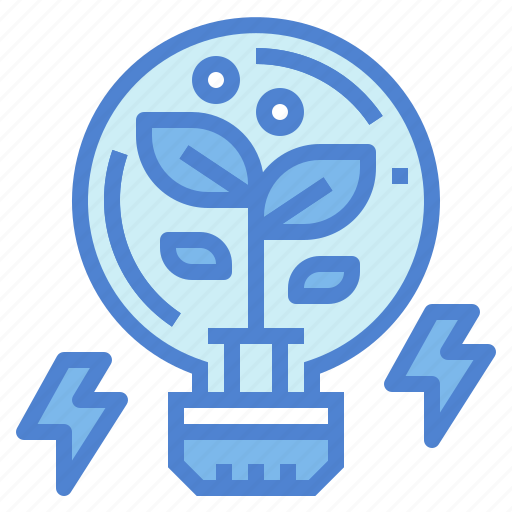 Bulb, creative, idea, light, plant icon - Download on Iconfinder