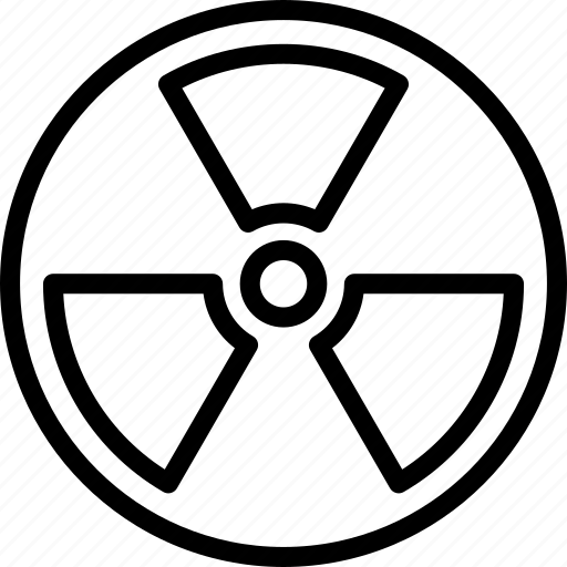 Nuclear, radiation, radioactive, sign icon - Download on Iconfinder