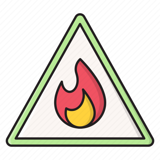 Alert, danger, fire, sign, warning icon - Download on Iconfinder