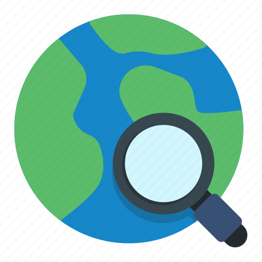 Search, world, interface, earth, environment icon - Download on Iconfinder