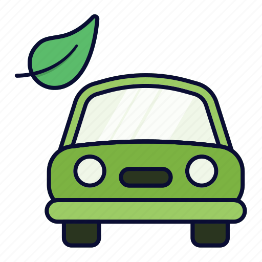 Green, ecology, electric, car, smart, transportation icon - Download on Iconfinder