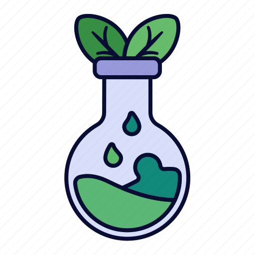 Flask, tube, water, plant, ecology, environment icon - Download on Iconfinder