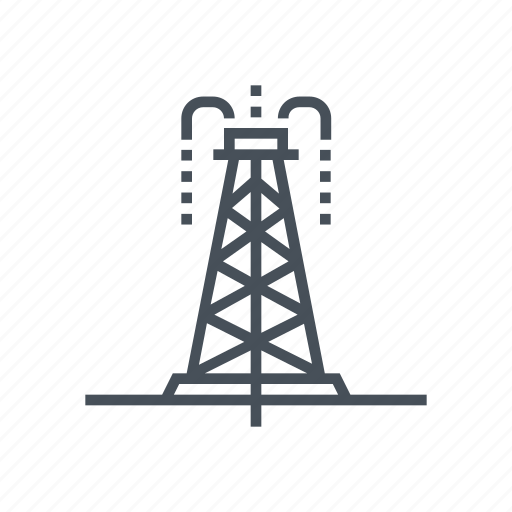 Construction, drilling, exploration, oil, pollution, power, tower icon - Download on Iconfinder