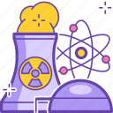 industry, power, pipe, station, industrial, .svg, atom, smoke, radiation, plant, energy, nuclear
