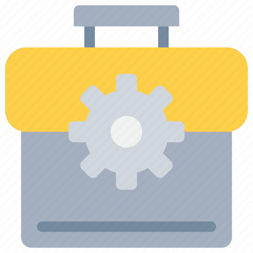 Bag, briefcase, business, cog, management icon - Download on Iconfinder