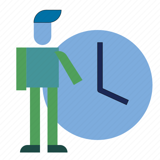 Work, hours, time, clock, busy icon - Download on Iconfinder