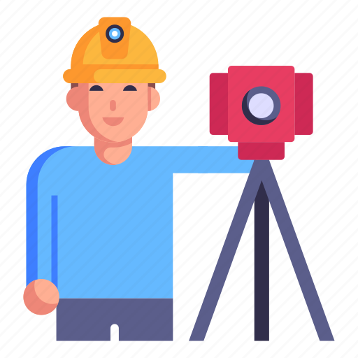 Civil engineering, land surveyor, topography, surveyor, geodesist icon - Download on Iconfinder