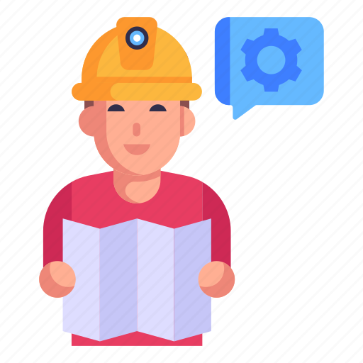 Technician, engineer, repairman, skilled worker, builder icon - Download on Iconfinder