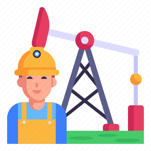 Oil rig, petroleum engineer, oilfield, oilman, oil production icon - Download on Iconfinder