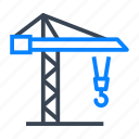 crane, building, construction, industry 