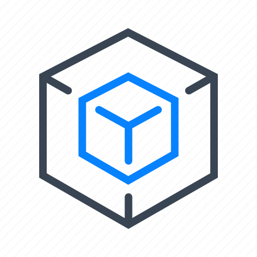 Cube, 3d, box, modeling, technology icon - Download on Iconfinder