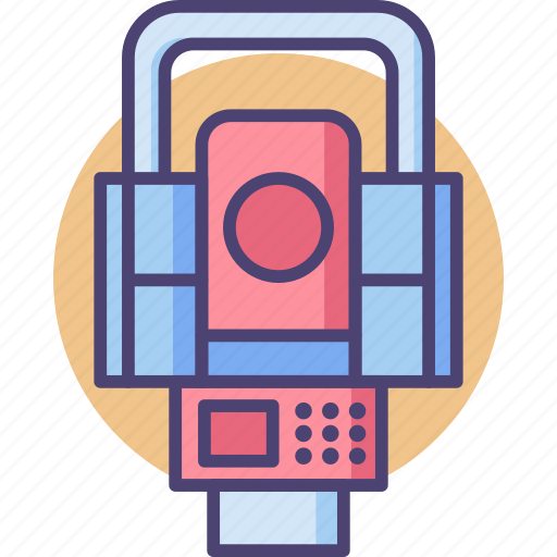 Gyroscope, station, theodolite, total, total station icon - Download on Iconfinder