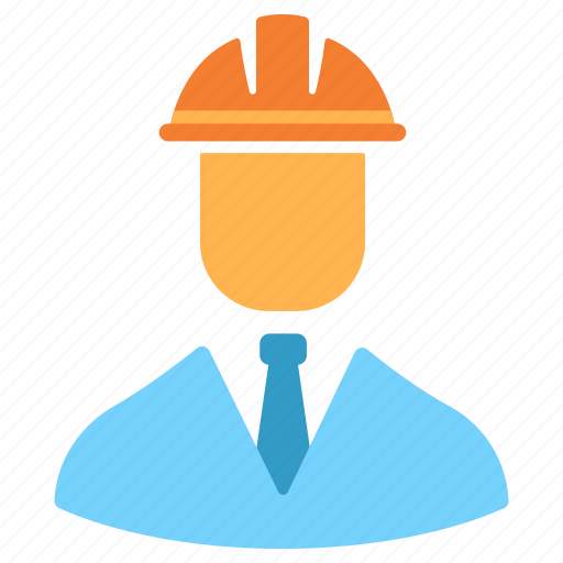Civil, construction, engineer, engineering, helmet, person, worker icon - Download on Iconfinder