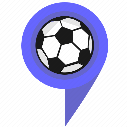 Ball, football, game, location, pointer, sport icon - Download on Iconfinder
