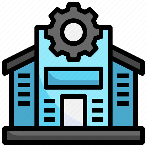 Company, facility, management, factory, production, industry icon - Download on Iconfinder