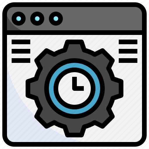 Time, management, efficiency, gear, work, experience, date icon - Download on Iconfinder