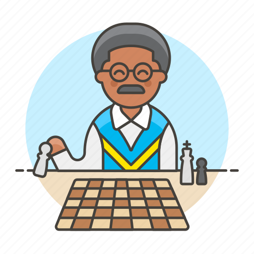 Activity, playing, board, man, elder, game, chess icon - Download on Iconfinder