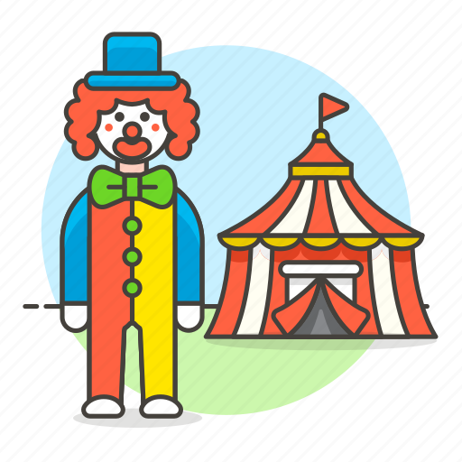 Carnival, circus, clown, entertainment, event, fair, performer icon - Download on Iconfinder