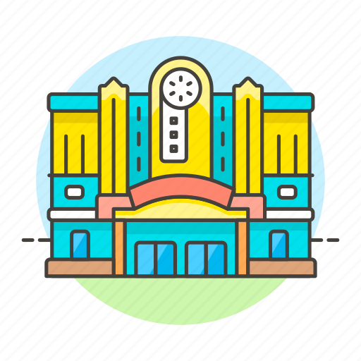 Cinema, entertainment, film, hall, house, movie, shows icon - Download on Iconfinder