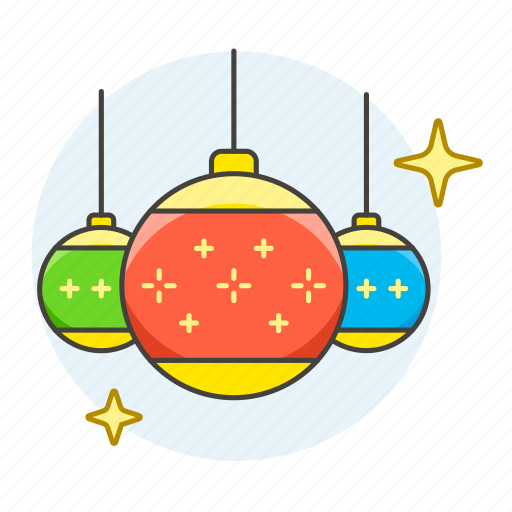 Balls, christmas, decoration, entertainment, holidays, ornament, shine icon - Download on Iconfinder