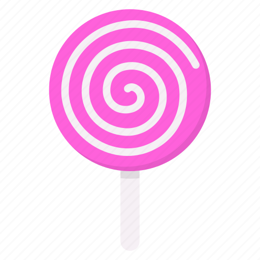 Sweet, food, stick, red, lollipop icon - Download on Iconfinder