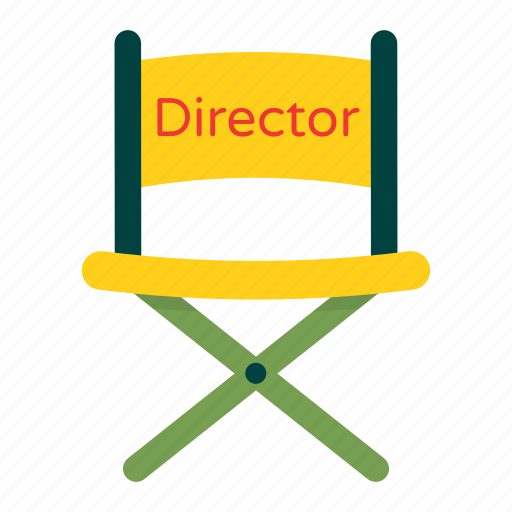 Director, chair, film, cinema, production icon - Download on Iconfinder