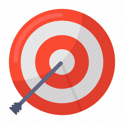 Archery, bullseye, dartboard, objective, sports, target board icon - Download on Iconfinder