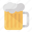 alcohol drink, beer, beer bottle, beer foam, beer mug, mug, wine 