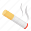burning cigarette, cigarette, cigarette addiction, smoke, tobacco cigarette 