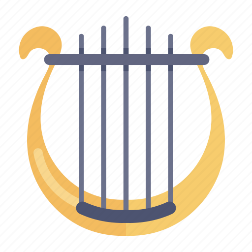 Greek instrument, harp, heather harp, lyre, musical instrument icon - Download on Iconfinder