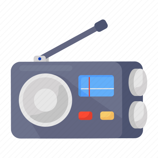 Electronics transmission, radio, radio set, radionics, radiotelegraph, set icon - Download on Iconfinder