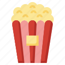 entertainment, popcorn, cinema, snack, fast, softdrink, food