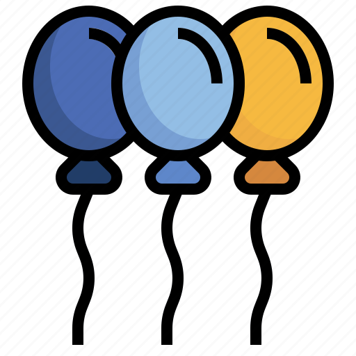 Balloon, business, finance, rise, hold icon - Download on Iconfinder