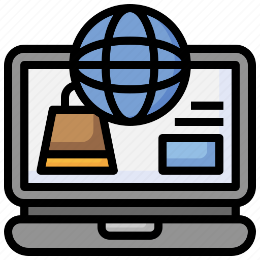Laptop, business, finance, online, work icon - Download on Iconfinder