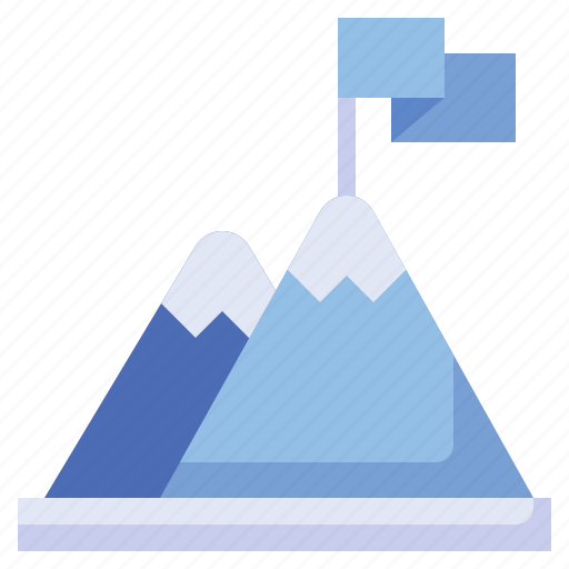 Mountains, business, finance, climb, goal icon - Download on Iconfinder