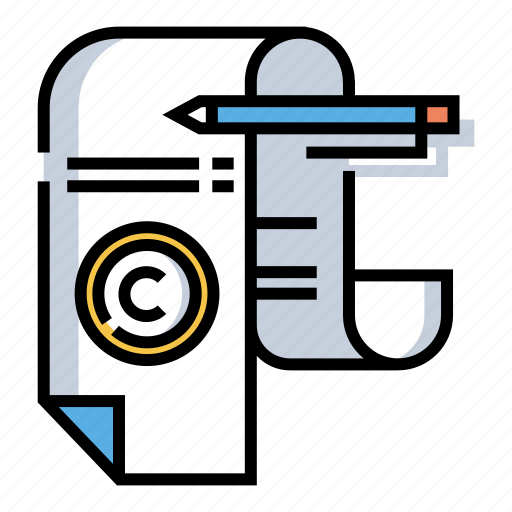 Author, content, copyright, copywriting, infringement, writing icon - Download on Iconfinder