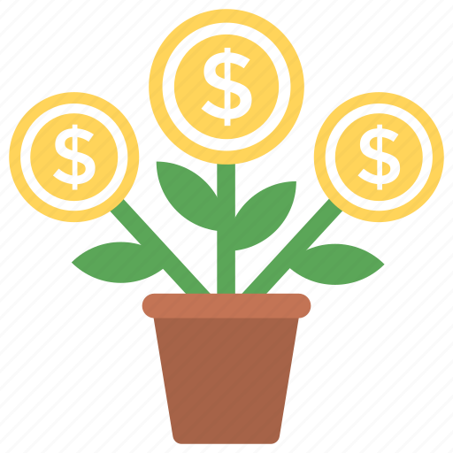 Business growth, business plant, business success, dollar plant, profit icon - Download on Iconfinder