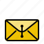 document, envelope, file, letter, mail, message 