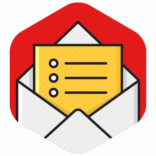 Email list, envelope, list, message, to do icon - Download on Iconfinder