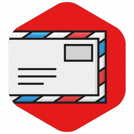 Air mail, email, envelope, letter, letter cover, mail, post icon - Download on Iconfinder