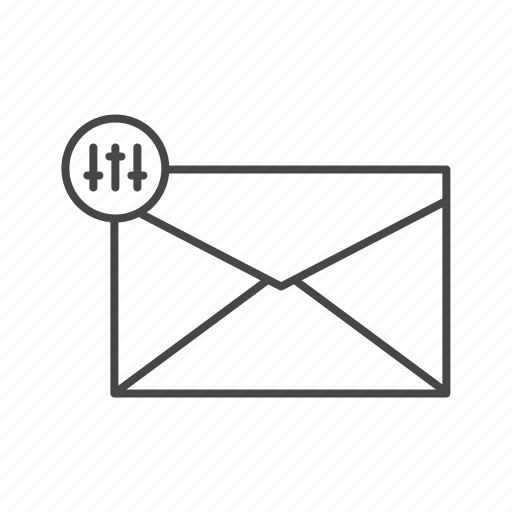 Envelope, mail, setting icon - Download on Iconfinder