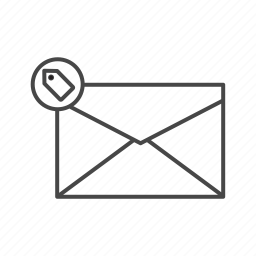 Envelope, mail, tag icon - Download on Iconfinder